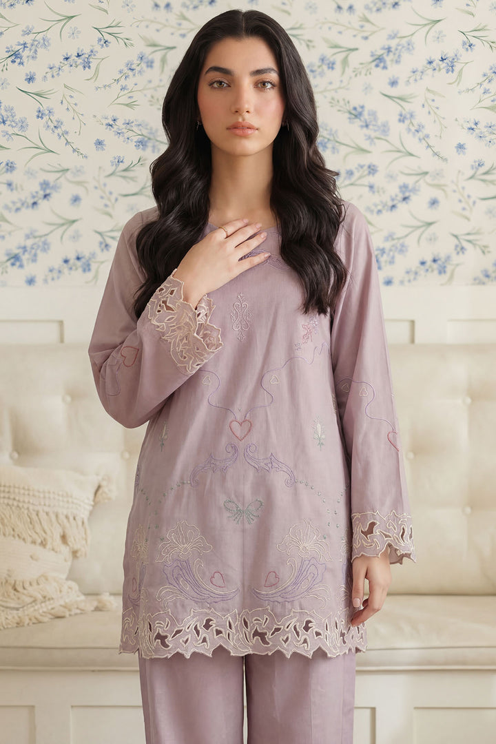 5944-LUNA EMBROIDERED CAMBRIC STITCHED