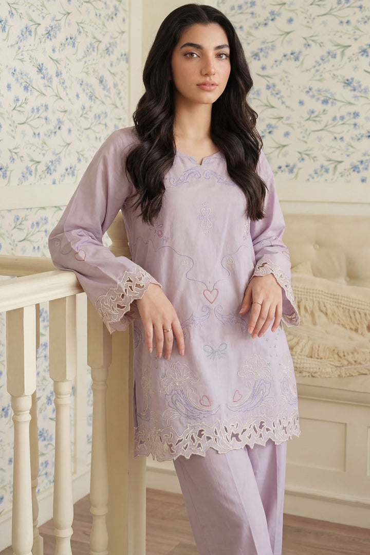 5944-LUNA EMBROIDERED CAMBRIC STITCHED