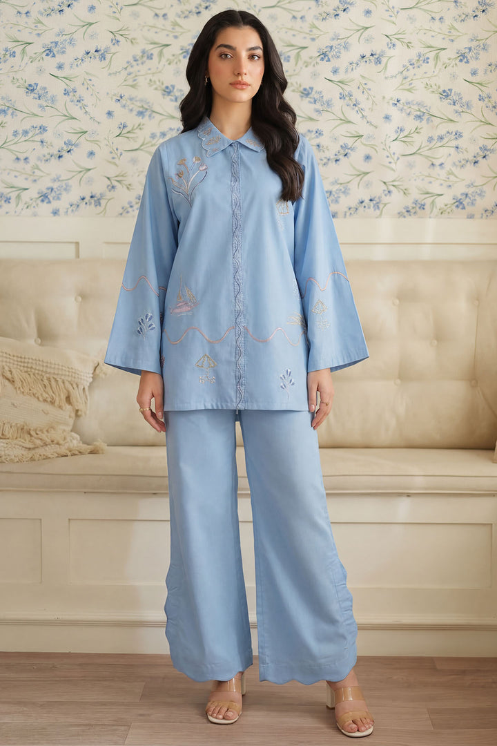 5945-EDEN EMBROIDERED CAMBRIC STITCHED