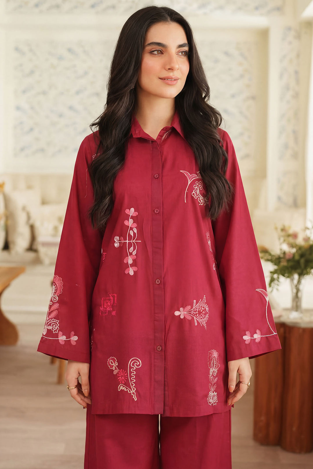 5948-REMI EMBROIDERED CAMBRIC STITCHED