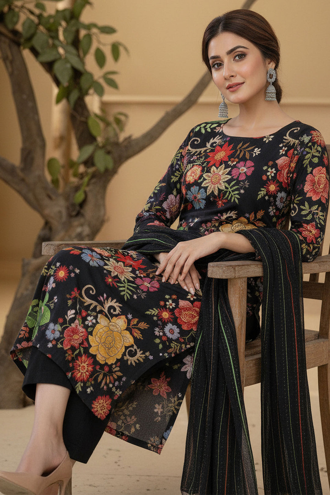 5953-CAMILLE DIGITAL PRINTED KHADDAR UNSTITCHED