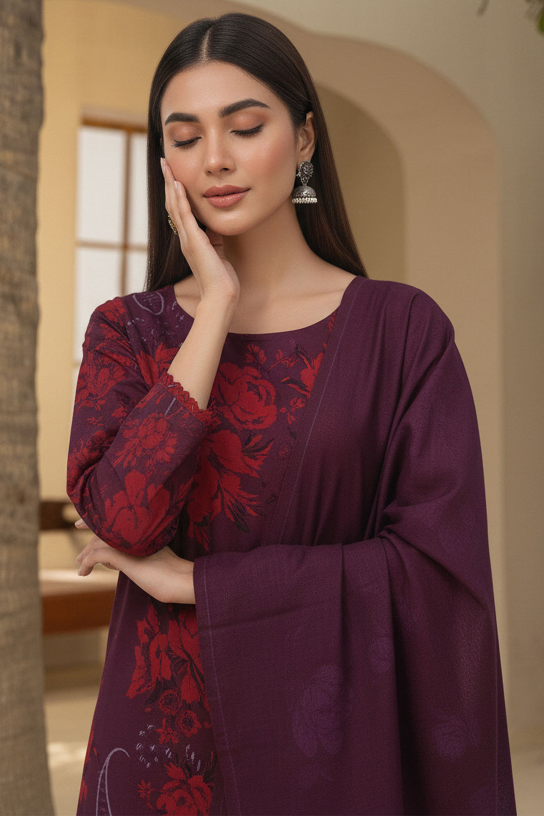 5958-OCEANE DIGITAL PRINTED KHADDAR UNSTITCHED