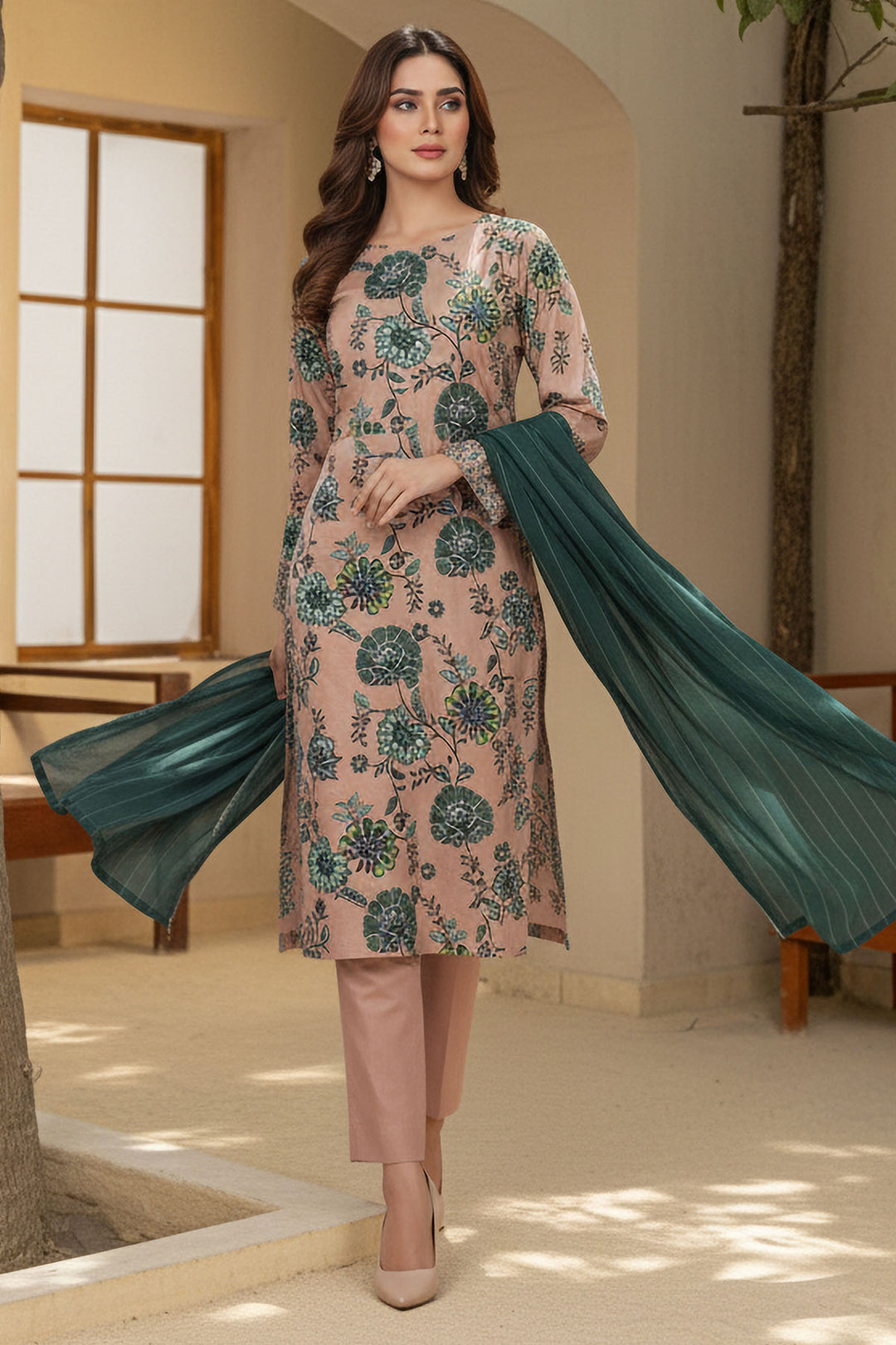 5959-FLORENCE DIGITAL PRINTED KHADDAR UNSTITCHED
