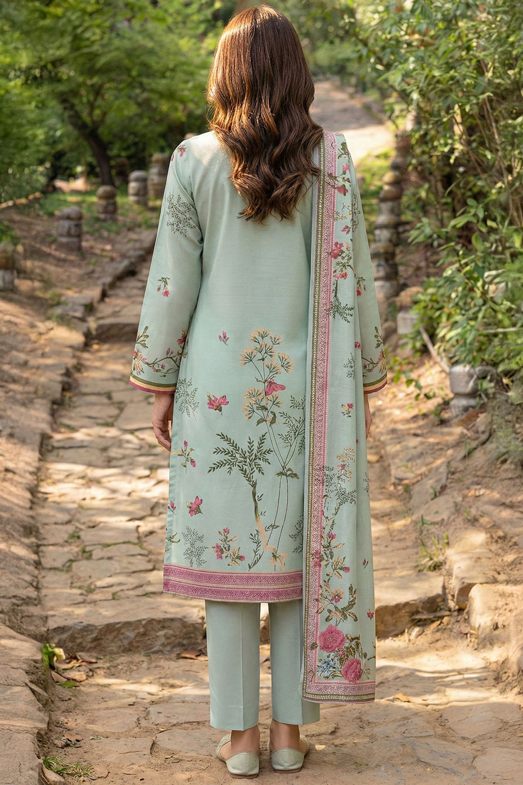 5963-CELESTE DIGITAL PRINTED LAWN UNSTITCHED