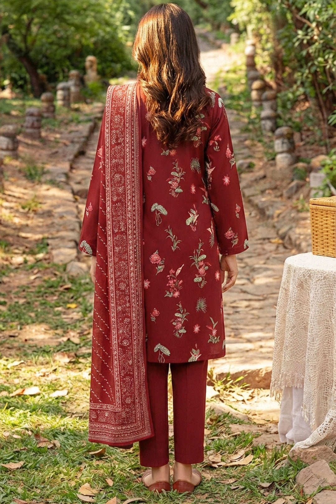 5965-VEIL DIGITAL PRINTED LAWN UNSTITCHED