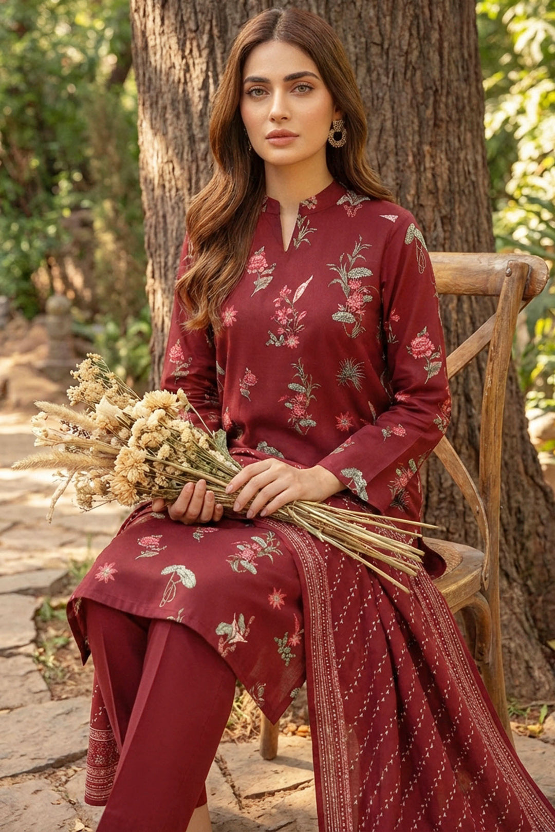 5965-VEIL DIGITAL PRINTED LAWN UNSTITCHED