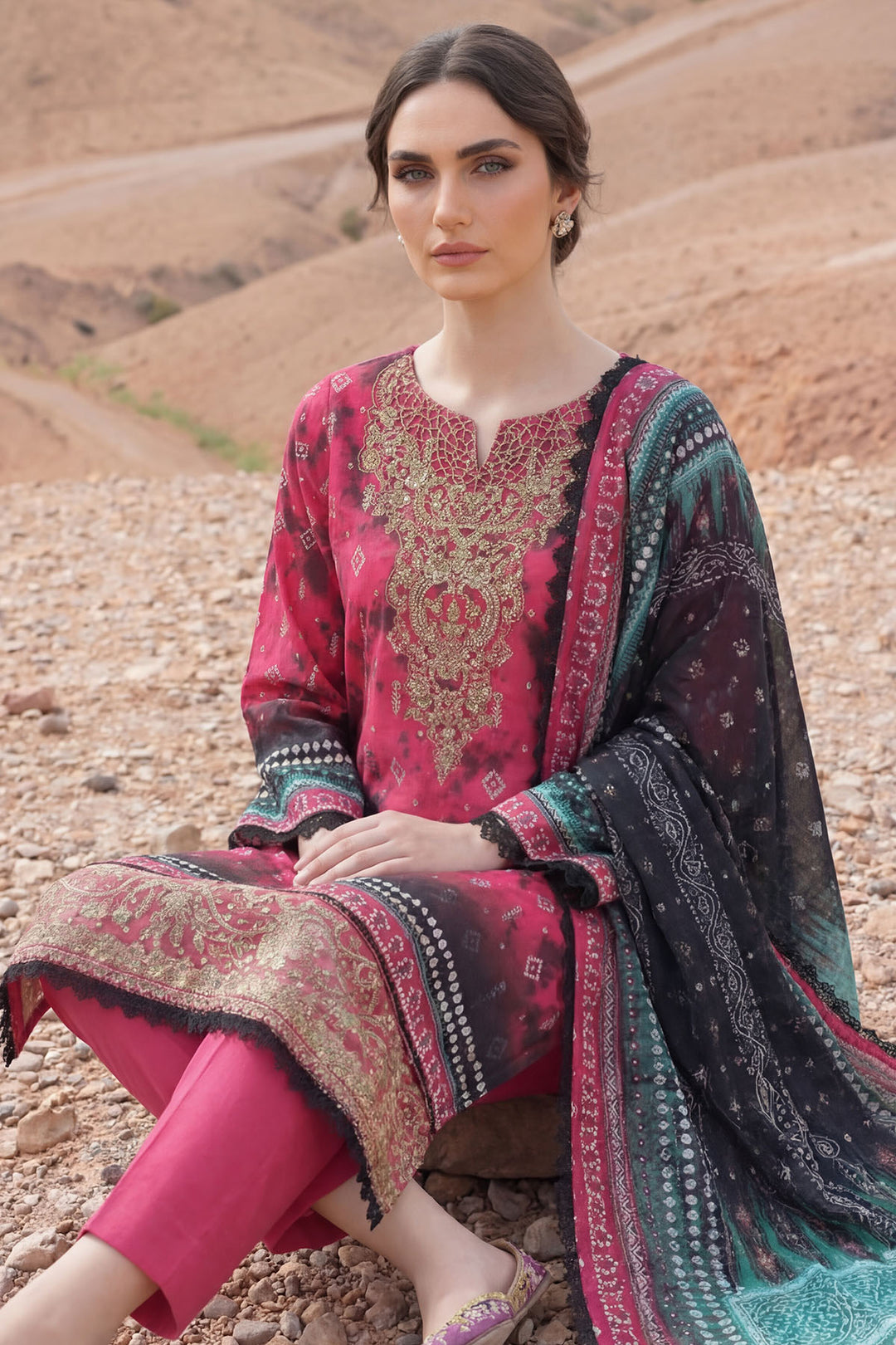 5973-SILVA EMBROIDERED LAWN UNSTITCHED