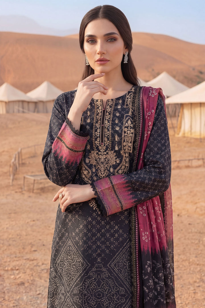 5974-LUSTER EMBROIDERED LAWN UNSTITCHED