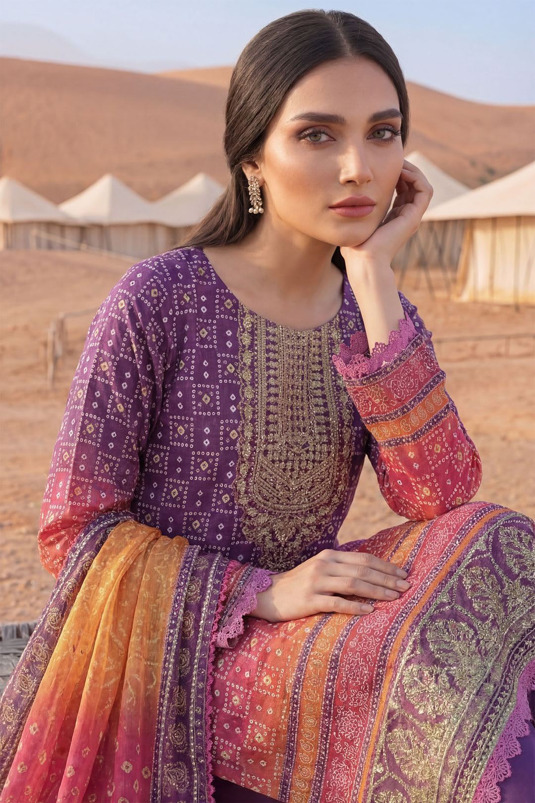 5975-LUMIA EMBROIDERED LAWN UNSTITCHED