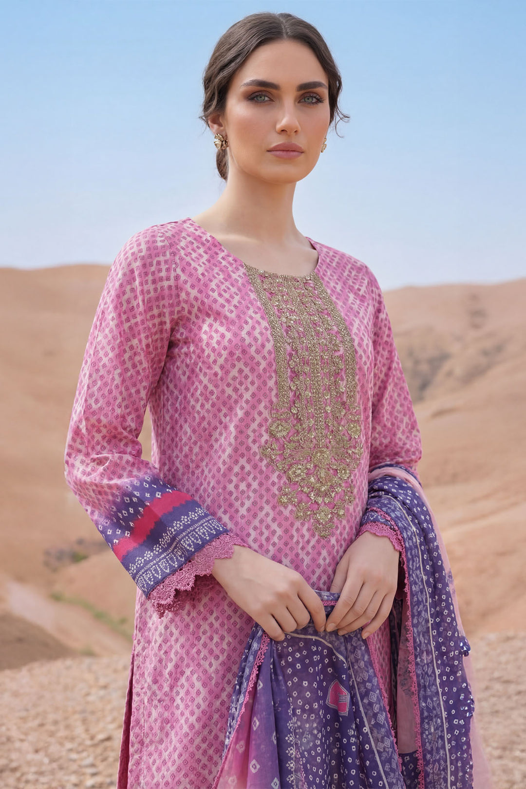 5980-KESHI EMBROIDERED LAWN UNSTITCHED