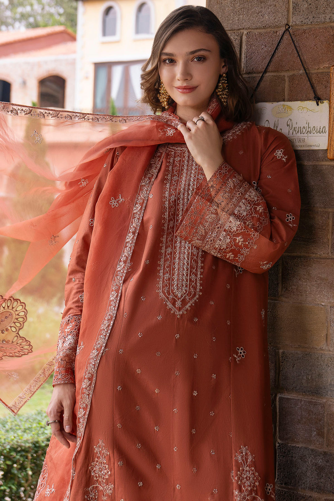 5994-LIMA EMBROIDERED LAWN STITCHED