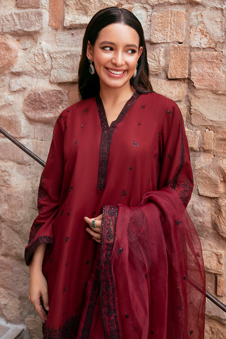 6000-AVOCADO EMBROIDERED LAWN STITCHED