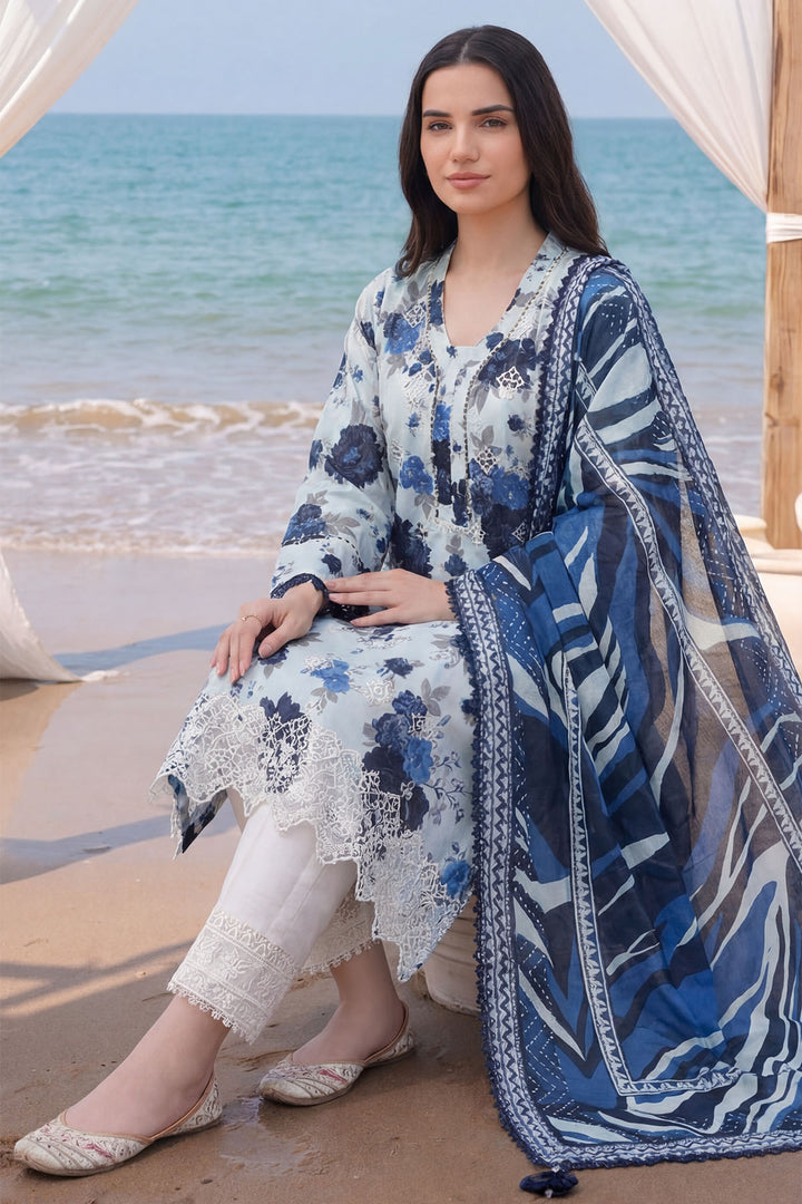 6006-AIRE EMBROIDERED LAWN UNSTITCHED