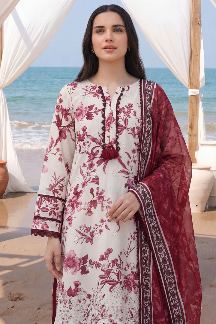 6007-ZURI EMBROIDERED LAWN UNSTITCHED