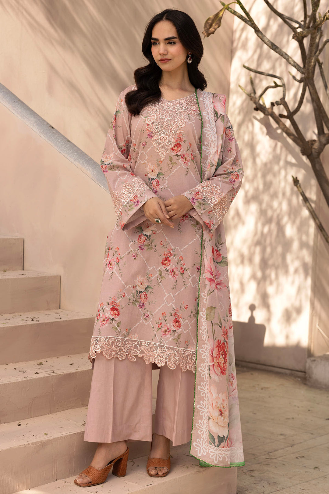 6018-MOONVEIL EMBROIDERED LAWN STITCHED