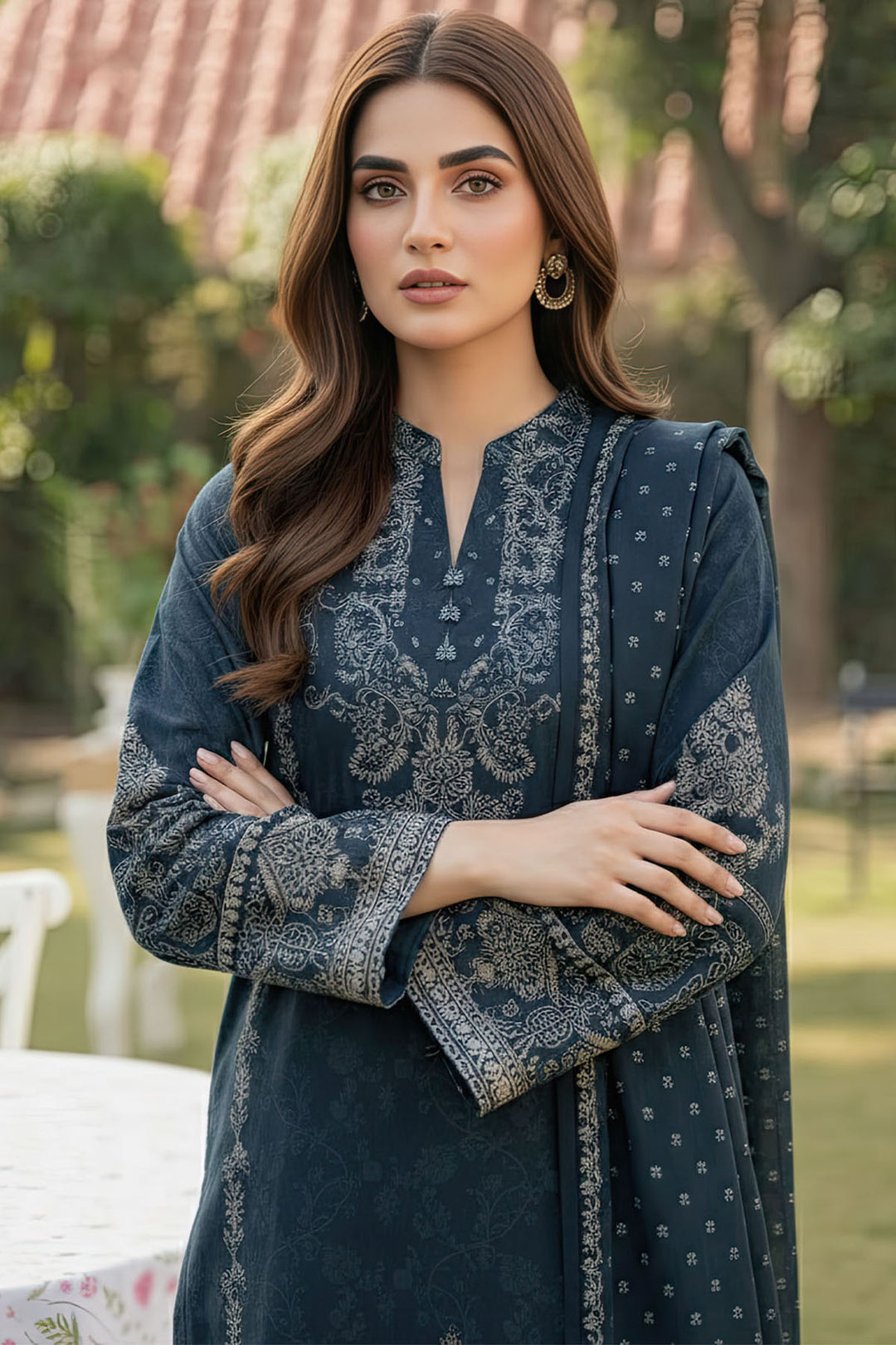 6030-AMBER DIGITAL PRINTED LAWN UNSTITCHED