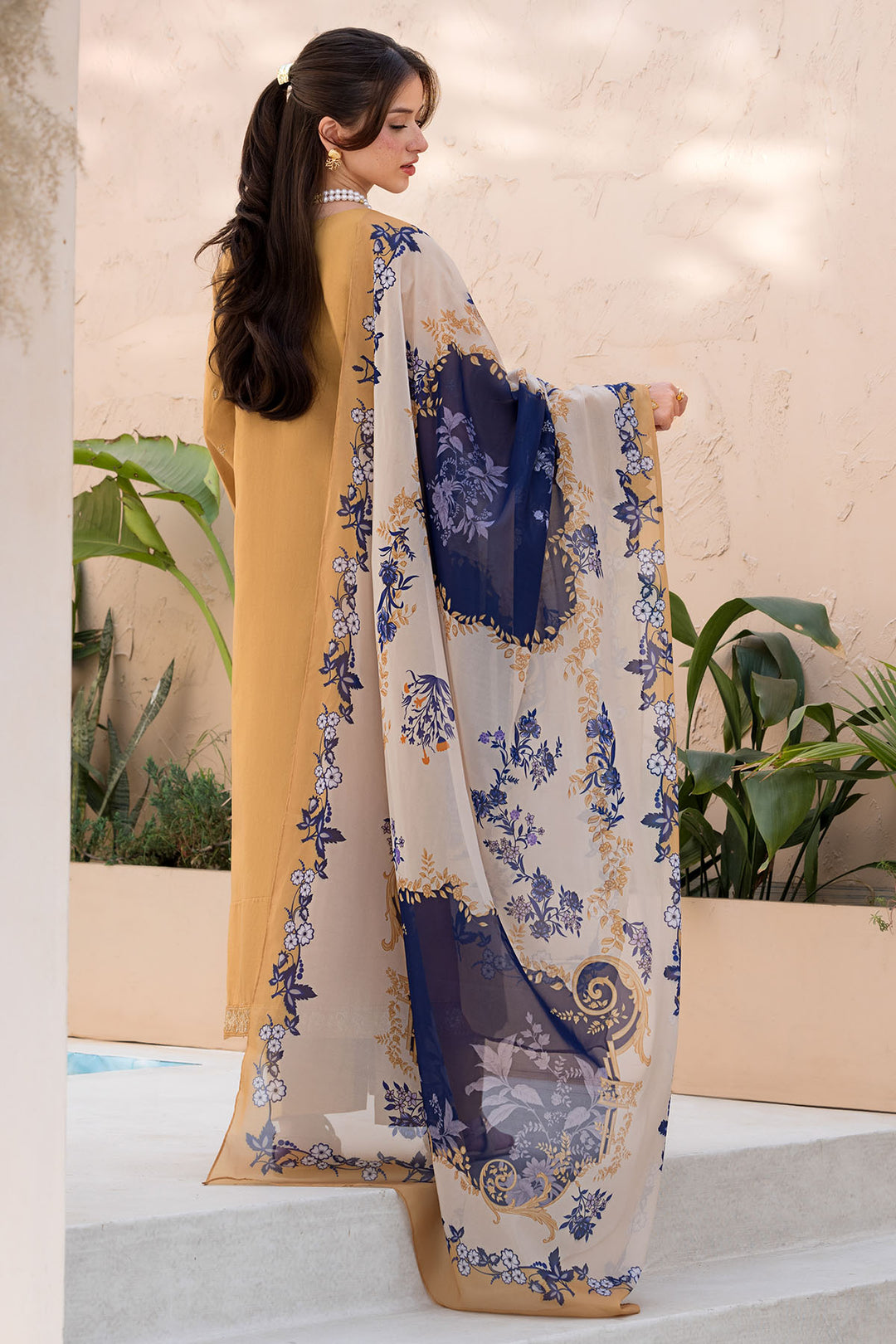 6061-FLORENC EMBROIDERED LAWN UNSTITCHED