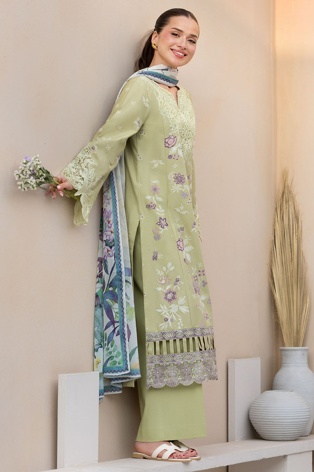 6064-ALEXANDRIN EMBROIDERED LAWN UNSTITCHED