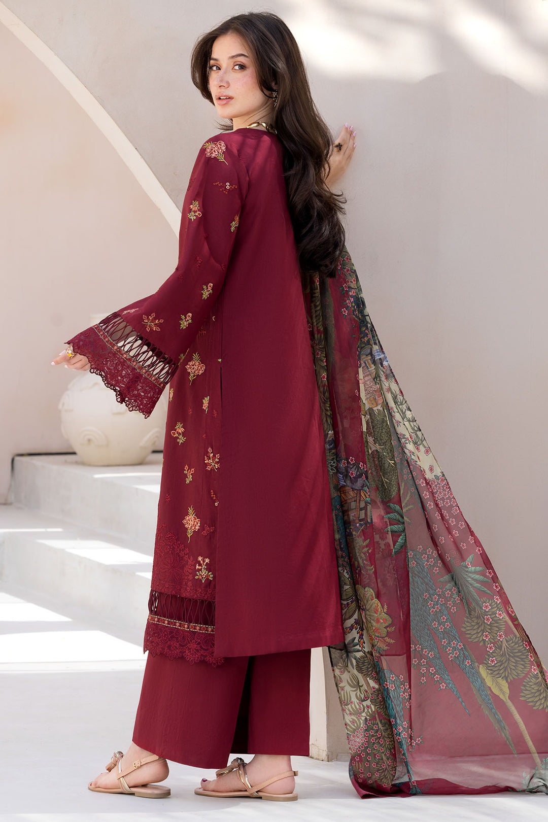 6066-CANDENCE EMBROIDERED LAWN UNSTITCHED