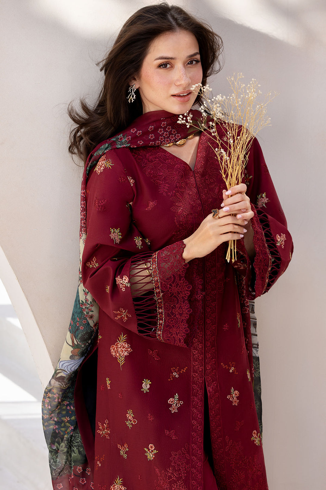 6066-CANDENCE EMBROIDERED LAWN UNSTITCHED
