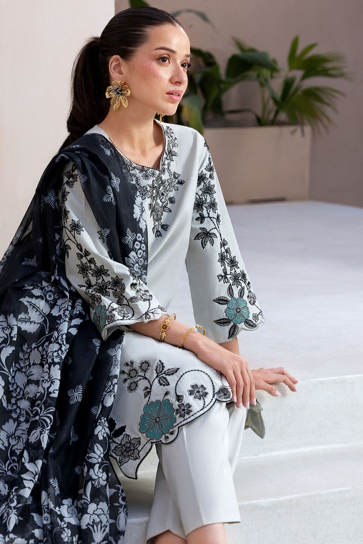 6067-GEORGIA EMBROIDERED LAWN UNSTITCHED