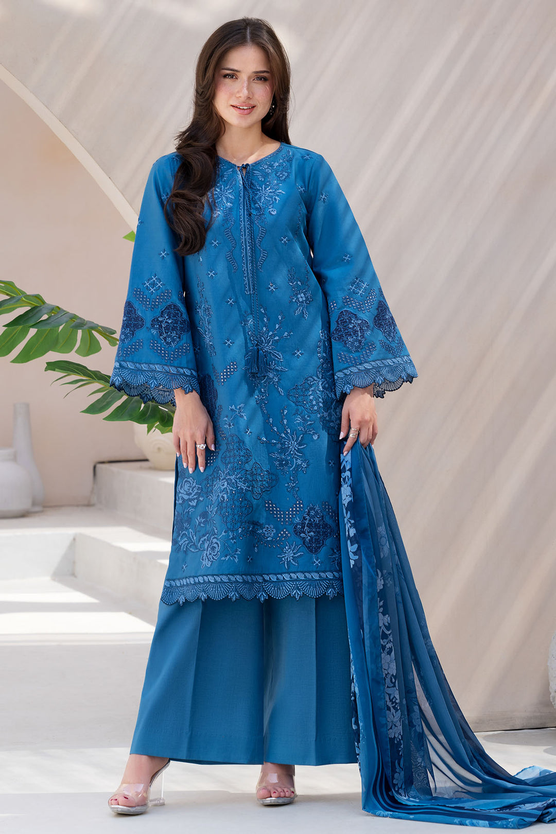 6068-FRANCES EMBROIDERED LAWN UNSTITCHED