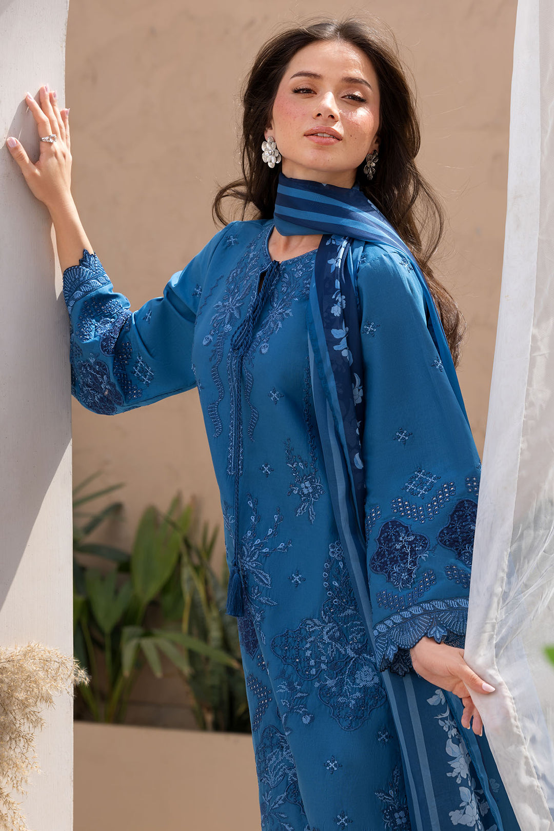 6068-FRANCES EMBROIDERED LAWN UNSTITCHED