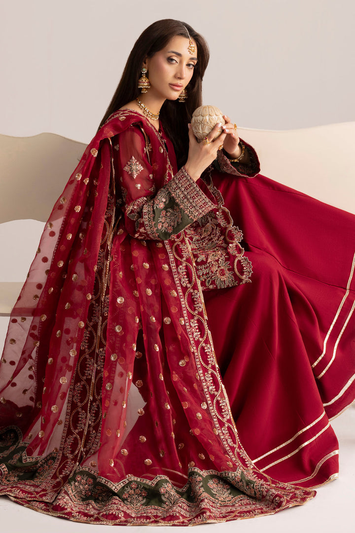 6074-HAZEL EMBROIDERED CRINKLE CHIFFON UNSTITCHED