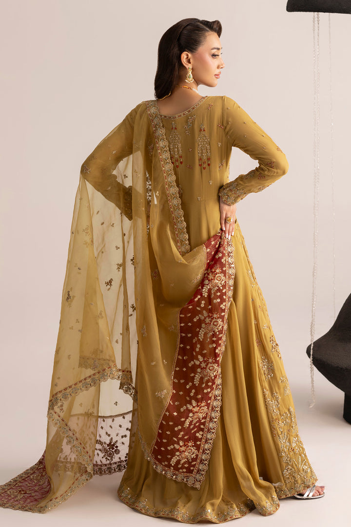 6075-SAYE EMBROIDERED CRINKLE CHIFFON UNSTITCHED