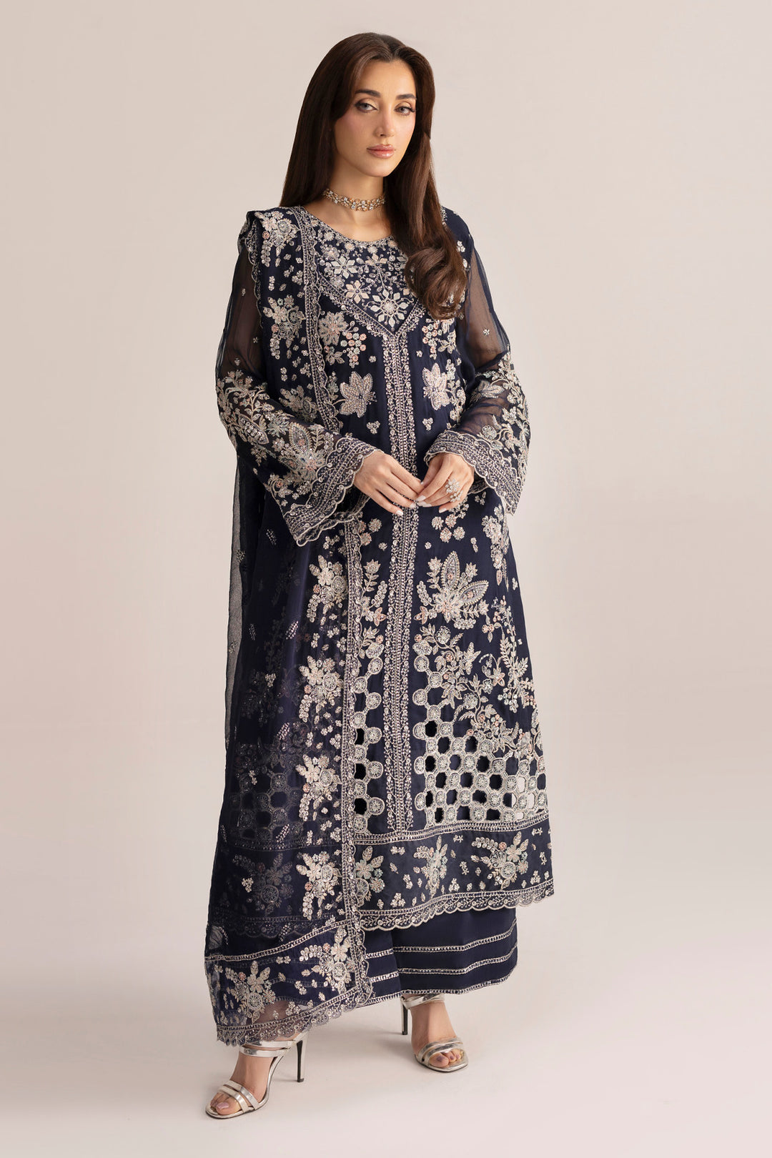 6076-ISLA EMBROIDERED CRINKLE CHIFFON UNSTITCHED