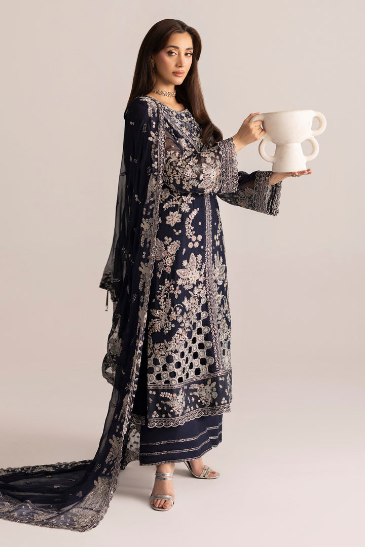 6076-ISLA EMBROIDERED CRINKLE CHIFFON UNSTITCHED