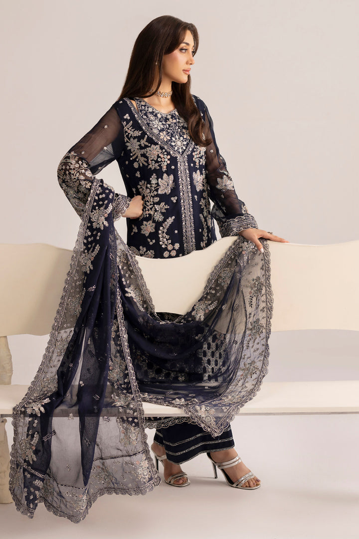 6076-ISLA EMBROIDERED CRINKLE CHIFFON UNSTITCHED