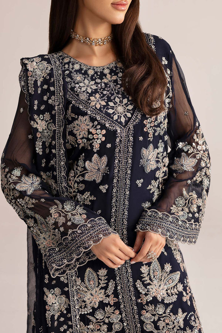 6076-ISLA EMBROIDERED CRINKLE CHIFFON UNSTITCHED