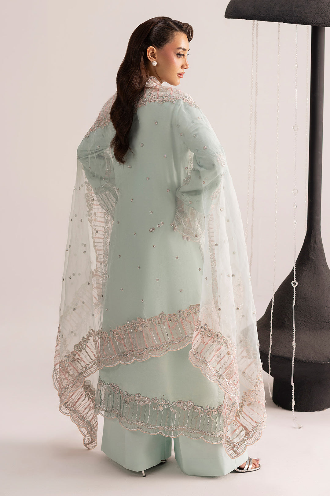 6078-ELSA EMBROIDERED SILK UNSTITCHED