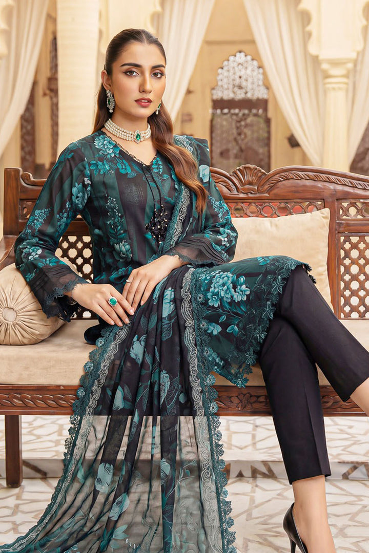 6091-YAWI EMBROIDERED LAWN UNSTITCHED