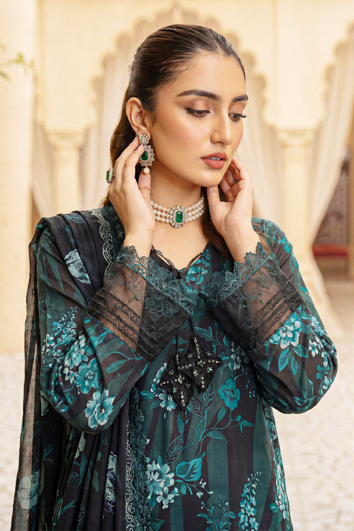6091-YAWI EMBROIDERED LAWN UNSTITCHED