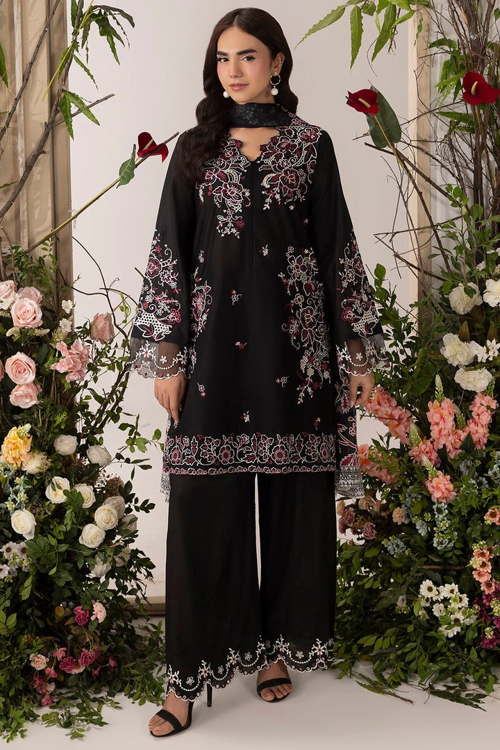 6102-MELA EMBROIDERED LAWN STITCHED