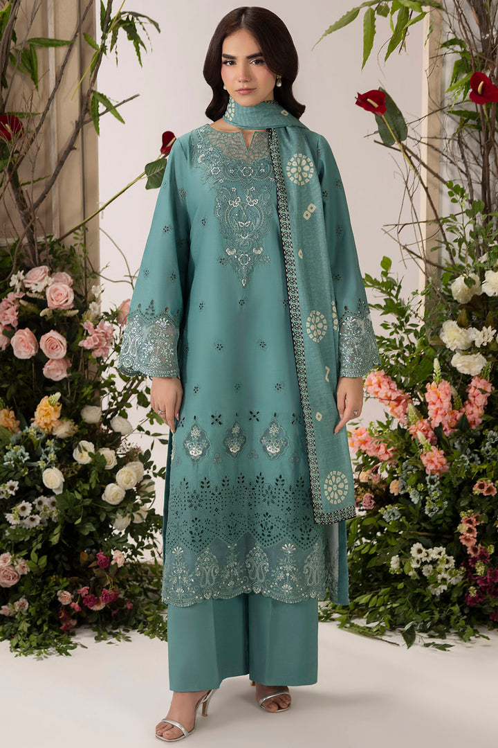 6104-CILIEGIA EMBROIDERED LAWN STITCHED