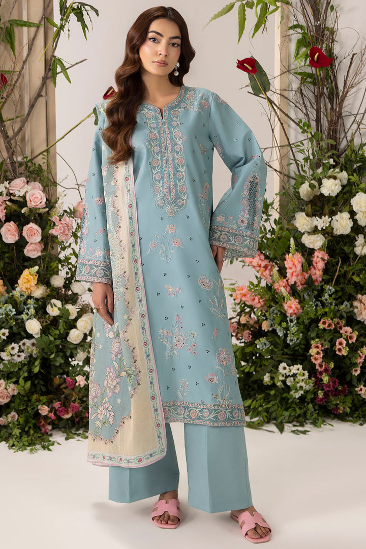 6107-NESPOLA EMBROIDERED LAWN UNSTITCHED