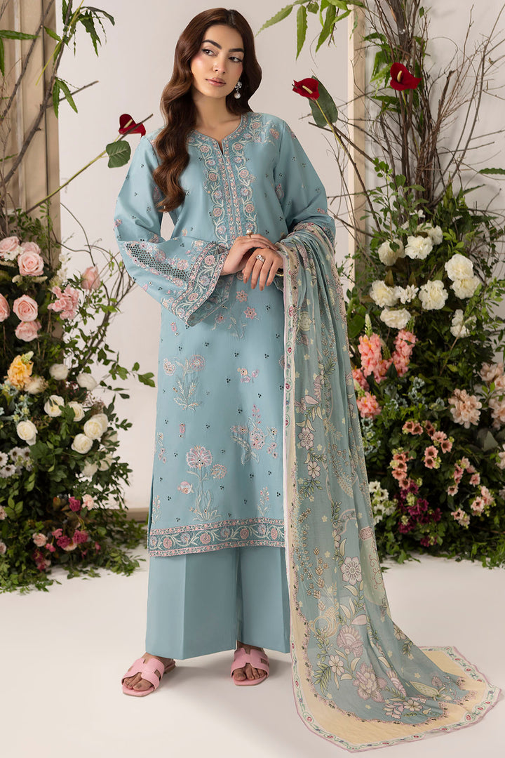 6107-NESPOLA EMBROIDERED LAWN UNSTITCHED
