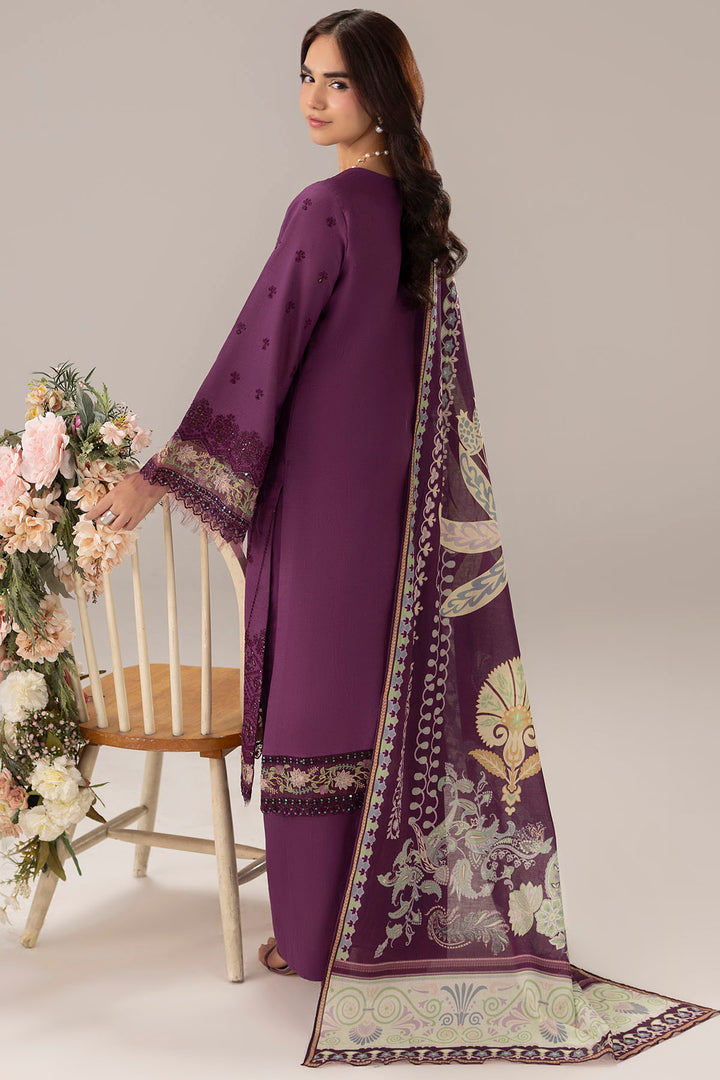 6108-MULBURRY EMBROIDERED LAWN UNSTITCHED