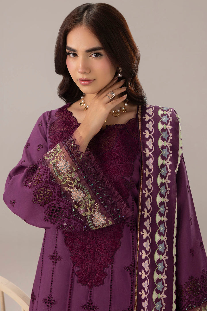 6108-MULBURRY EMBROIDERED LAWN UNSTITCHED