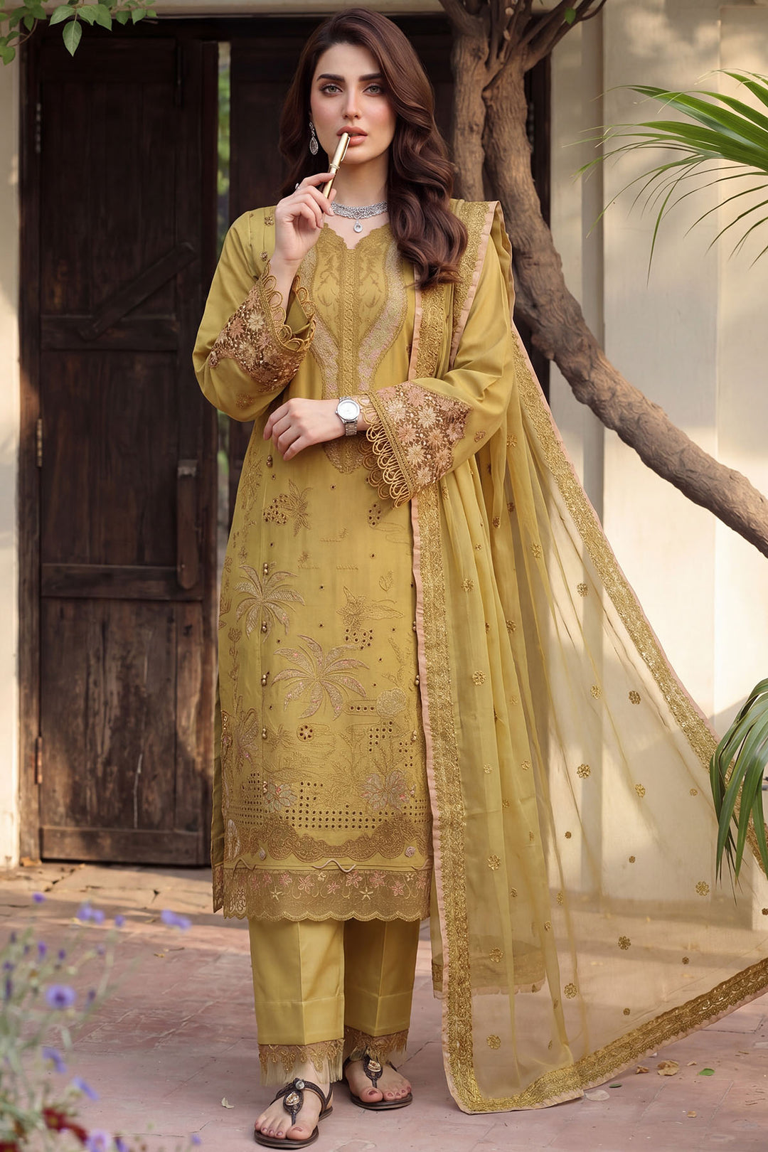 6112-ABRUZZO EMBROIDERED LAWN UNSTITCHED