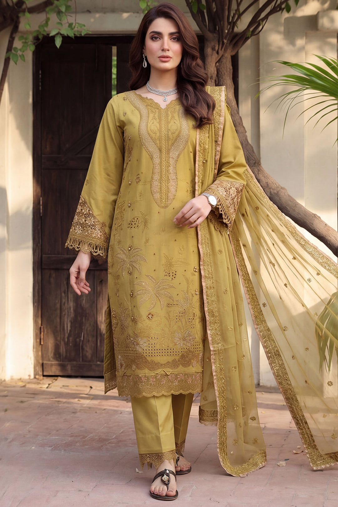 6112-ABRUZZO EMBROIDERED LAWN UNSTITCHED