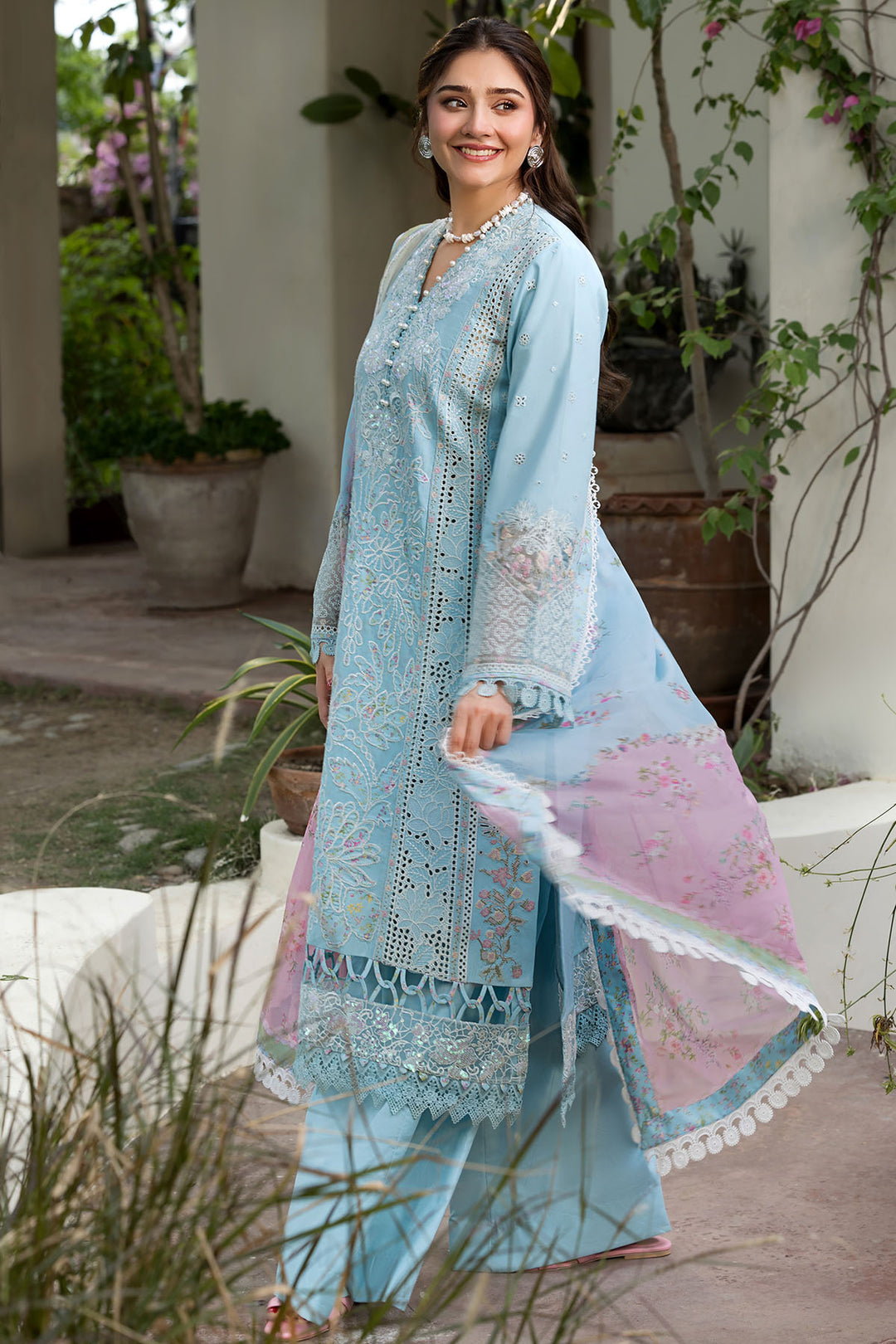 6116-VENEZIA EMBROIDERED LAWN UNSTITCHED