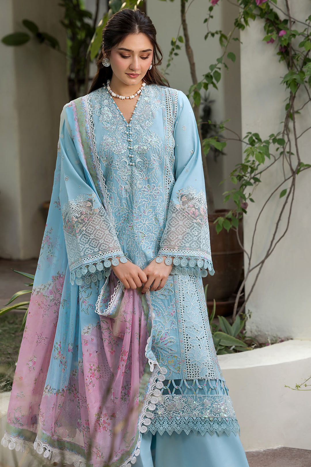 6116-VENEZIA EMBROIDERED LAWN UNSTITCHED