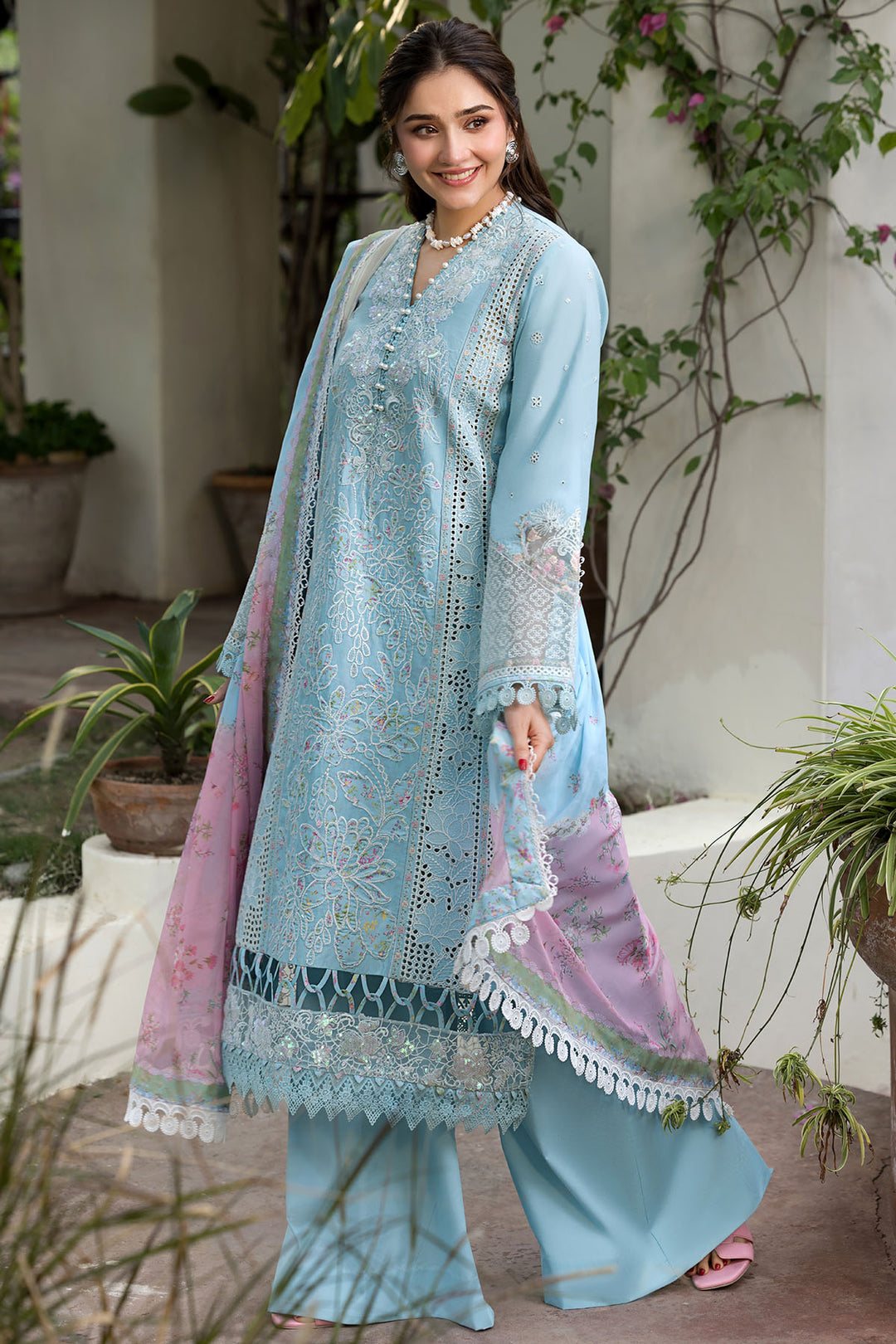 6116-VENEZIA EMBROIDERED LAWN UNSTITCHED