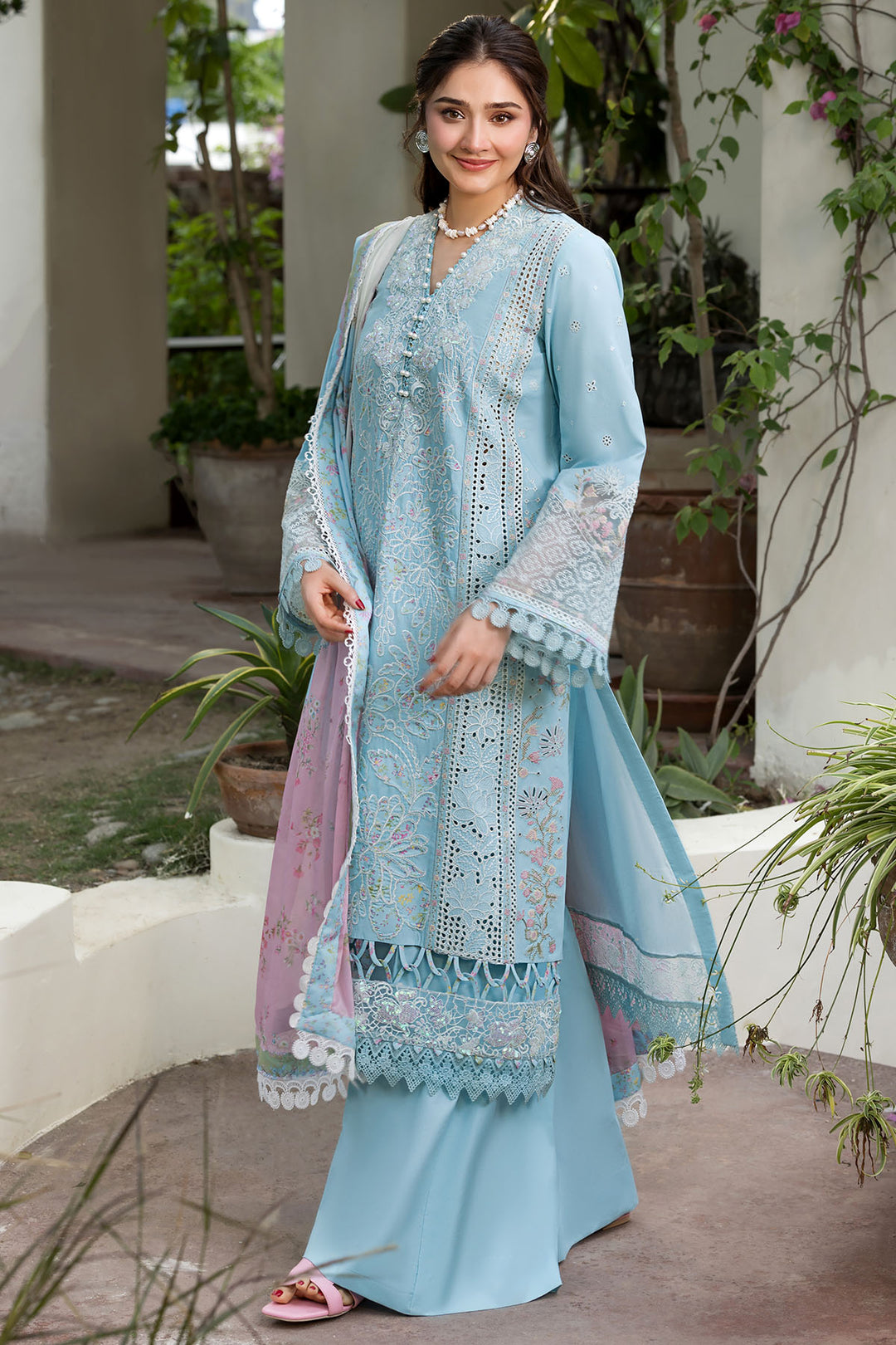 6116-VENEZIA EMBROIDERED LAWN UNSTITCHED