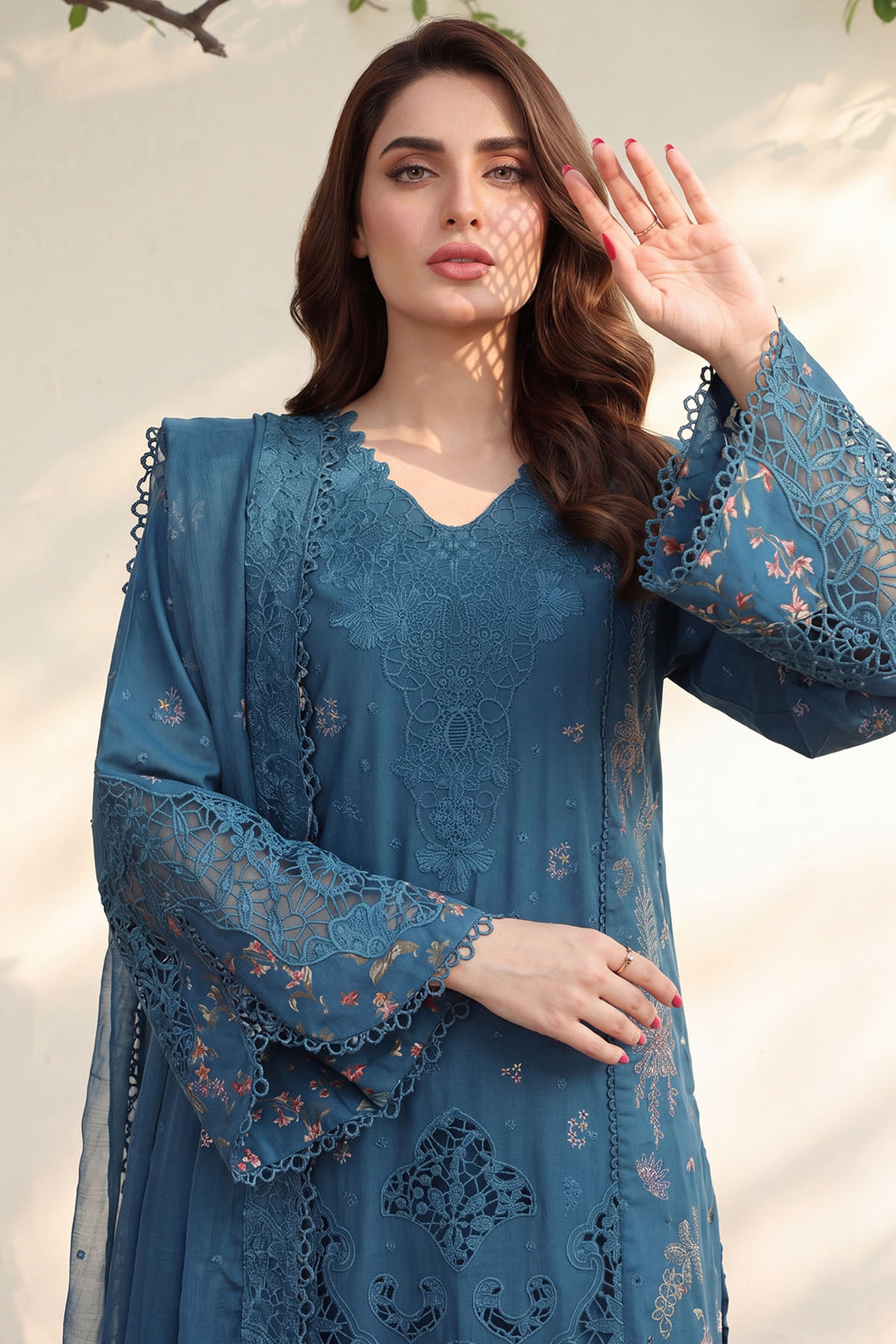 6120-VENETO EMBROIDERED LAWN UNSTITCHED