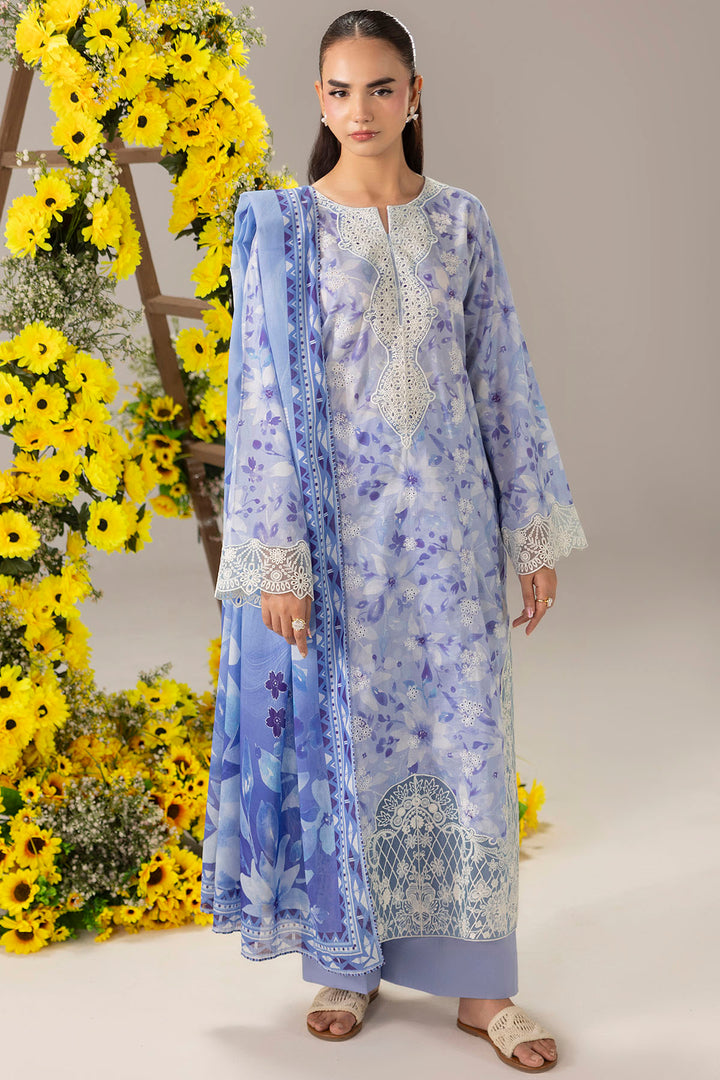 6132-EMILIA EMBROIDERED LAWN STITCHED